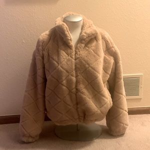 Cali 1850, Faux Fur Zip-up Jacket